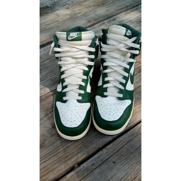 Nike Dunk High‎ 2011 Green 317982-119 Size 13 main image 11
